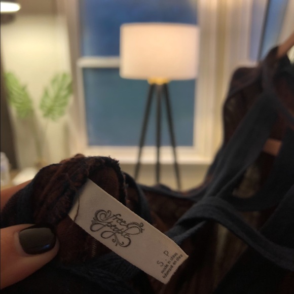 Free People Plaid Flannel Tunic - Picture 4 of 4